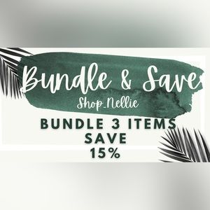 Bundle & Save! Bundle a minimum of 3 items to save 15%
